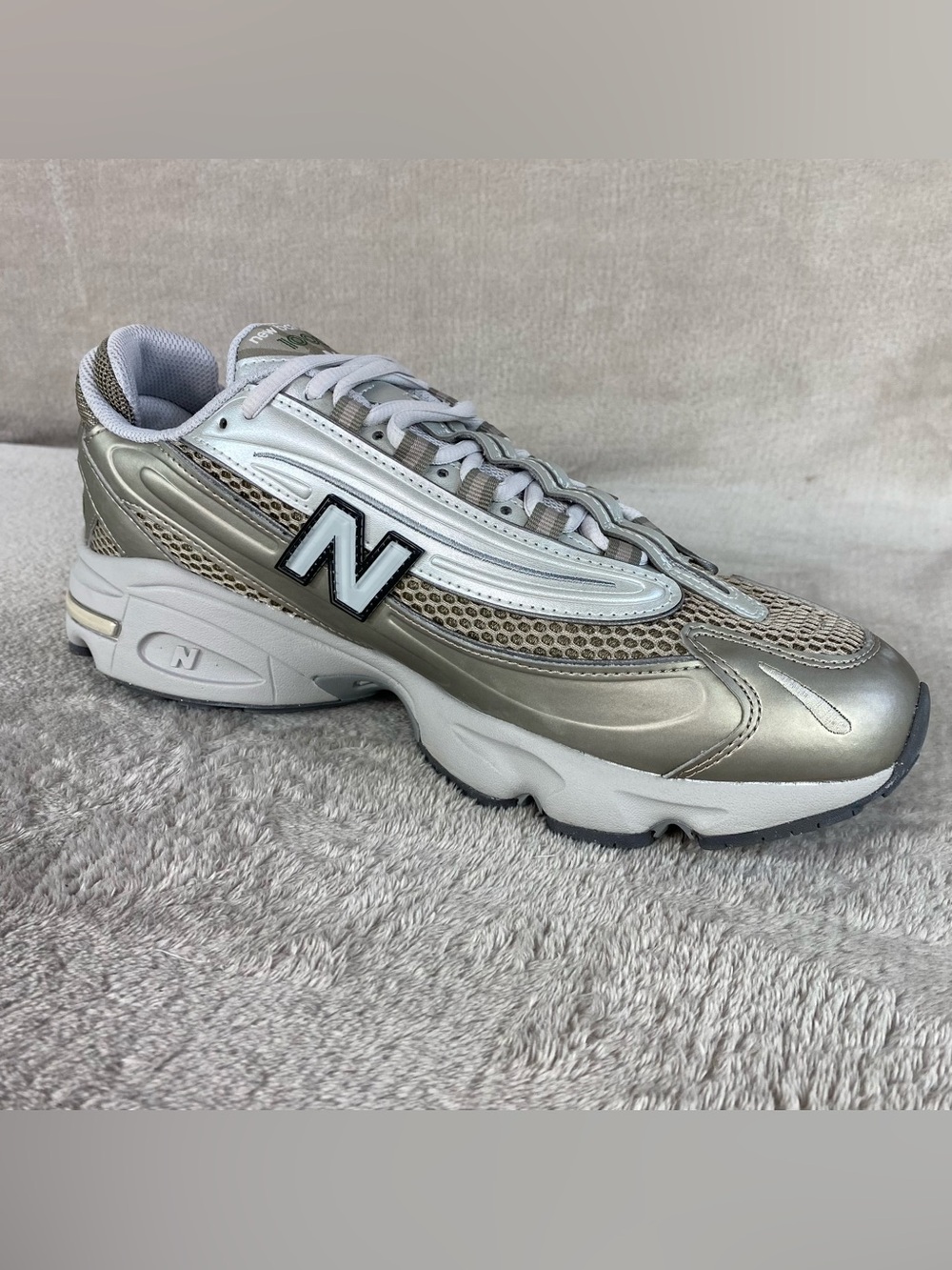 New Balance 1000 Mens Size 10 Light Silver Arid Stone Running Shoes M1000N NEW - Picture 6 of 10